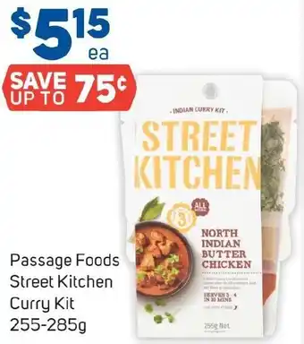 Foodland Passage Foods Street Kitchen Curry Kit 255-285g offer