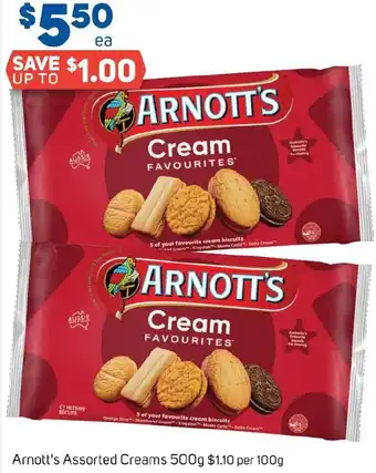Arnott's Assorted Creams 500g