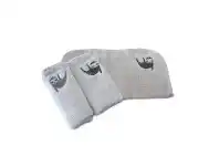 Baby Bunting Bubba Blue Sloth Wash Cloth Grey 3 Pack offer