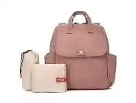 Babymel Backpack Nappy Bag Robyn Pink Faux Leather