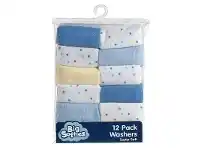 Baby Bunting Big Softies Wash Cloth Spot Pink 12 Pack offer