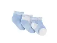 Baby Bunting 4Baby Terry Sports Sock Blue 3 Pack 1-2 BLU offer