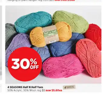 Spotlight 4 Seasons Half n Half Yarn offer