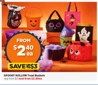 Spotlight Spooky Hollow Treat Buckets offer