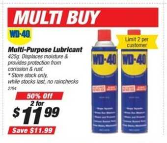 SuperCheap Auto WD-40 Multi-Purpose Lubricant offer