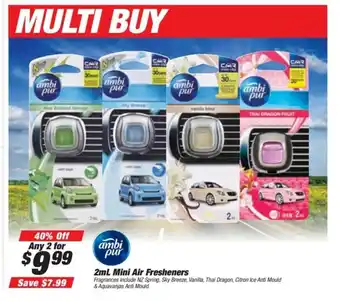 SuperCheap Auto Ambi Pur 2mL Mini Air Fresheners offer