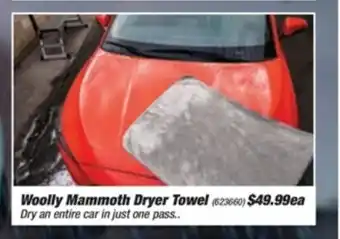 SuperCheap Auto Woolly Mammoth Dryer Towel offer