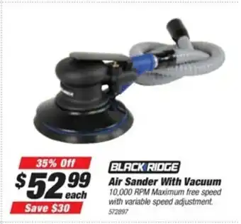 SuperCheap Auto Black Ridge Air Sander with Vacuum offer