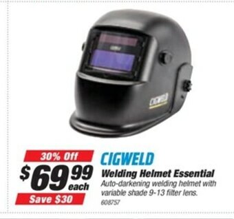 SuperCheap Auto Cigweld Welding Helmet Essential offer