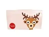 Baby Bunting 3Sprouts Reusable Snack Bag - 2pack - Deer offer