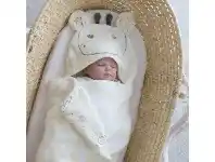 Baby Bunting Bubba Blue Playtime Hooded Novelty Blanket Vanilla offer