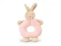 Baby Bunting Bunnies By The Bay Ring Rattle - Pink Bunny offer