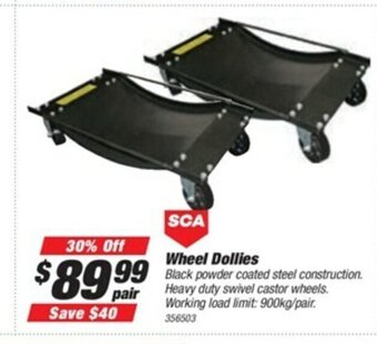 SuperCheap Auto SCA Wheel Dollies offer