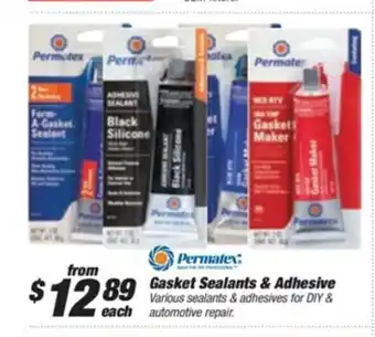 SuperCheap Auto Permatex Gasket Sealants & Adhesive offer