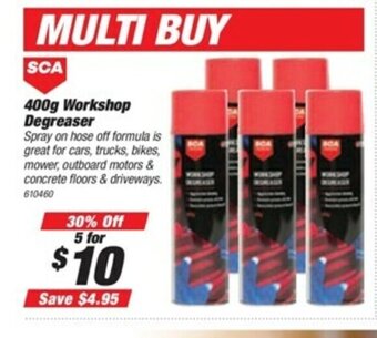 SuperCheap Auto SCA 400g Workshop Degreaser offer