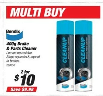 SuperCheap Auto Bendix 400g Brake & Parts Cleaner offer