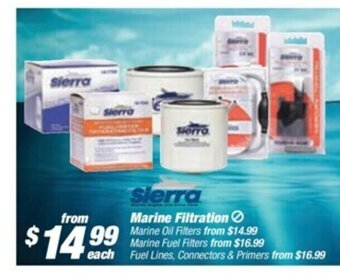 SuperCheap Auto Sierra Marine Filtration offer