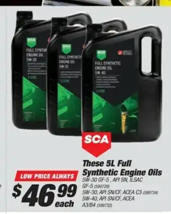 SuperCheap Auto SCA These 5L Full Synthetic Engine Oils offer