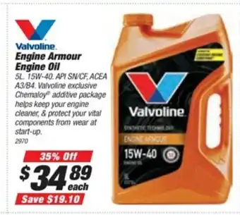 SuperCheap Auto Valvoline Engine Armour Engine Oil 5L offer