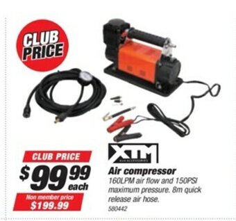 SuperCheap Auto XTM Air Compressor offer