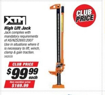 SuperCheap Auto XTM High Lift Jack offer
