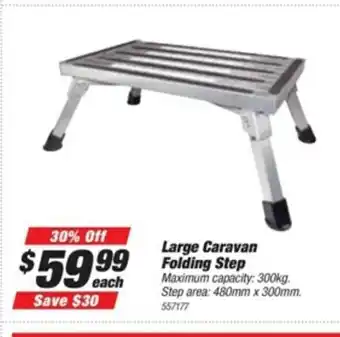 SuperCheap Auto Large Caravan Folding Step offer