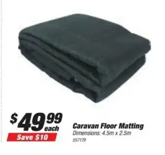 SuperCheap Auto Caravan Floor Matting 4.5m x 2.5m offer