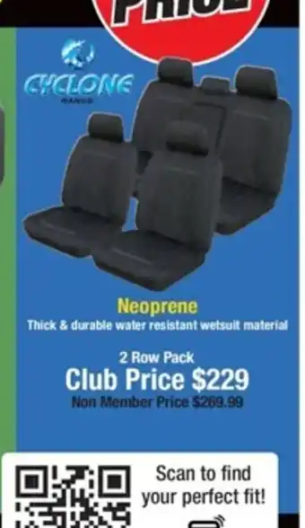 SuperCheap Auto Neoprene Thick & Durable Water Resistant Wetsuit Material 2 row pack offer