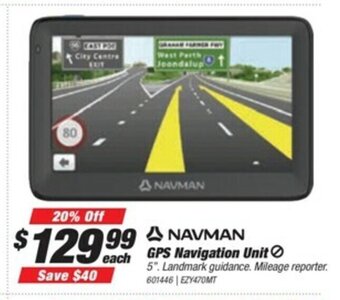 SuperCheap Auto Navman GPS Navigation Unit offer