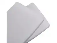 Baby Bunting Living Textiles Jersey Bassinet Fitted Sheet White 2 Pack offer
