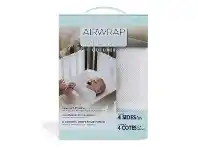 Airwrap Mesh Cot Liner 4 Sides White