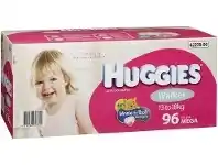 Baby Bunting Huggies Nappies Walker Size 5 Girl Mega 96 Pack offer