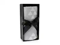 Baby Bunting Bubba Blue Cotton Knit Blanket Triangles Grey/White offer