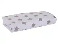 Baby Bunting Playgro Cotton Jersey Waterproof Cot Fitted Sheet Grey/White offer