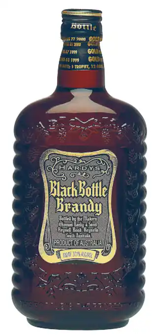 Liquorland Black bottle brandy 700ml offer