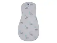 Baby Bunting Living Textiles Zip Up Swaddle 0.2 Tog Dream Big Aqua 0-3 Months offer