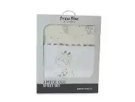 Baby Bunting Bubba Blue Playtime Cot Sheet Set Vanilla 3 Piece offer