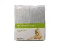 Baby Bunting 4Baby Jersey Bassinet Fitted Sheet Grey 2 Pack offer