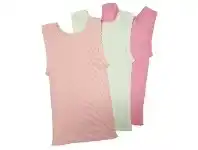 Baby Bunting 4Baby Cotton Singlet Pink 3 Pack 00000 offer