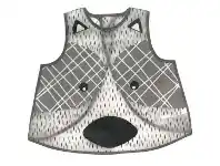 Baby Bunting Plum Apron Bib Racoon offer