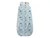 Plum Bamboo Muslin Sleeping Bag 0.5 Tog Watercolour Tropical 12-24 Months