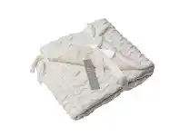 Baby Bunting Bilbi Millie Textured Pram Blanket Ivory offer