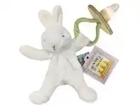 Bunnies By The Bay Wee Silly Buddy Soother Holder Bunny - White