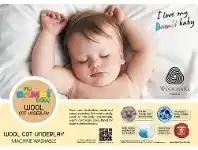 Baby Bunting Bambi Baby Woollen Cot Under Blanket Large offer