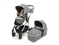 Baby Bunting Panorama Xt With Bassinet Grey/Chrome offer