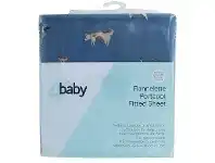 Baby Bunting 4Baby Flannel Portacot Fitted Sheet Woof offer