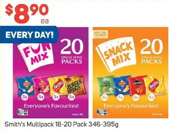 Foodland Smith's Multipack 18-20 Pack 346-395g offer