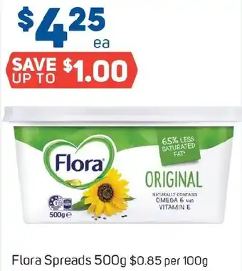 Foodland Flora Spreads 500g offer
