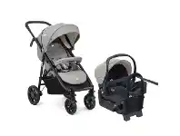 Baby Bunting Joie Litetrax 4 DLX Travel System Stroller Gray Flannel offer