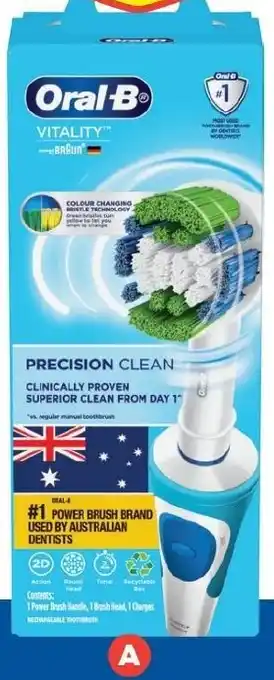 Foodland Oral-B Vitality Power Toothbrush 1 Pack offer